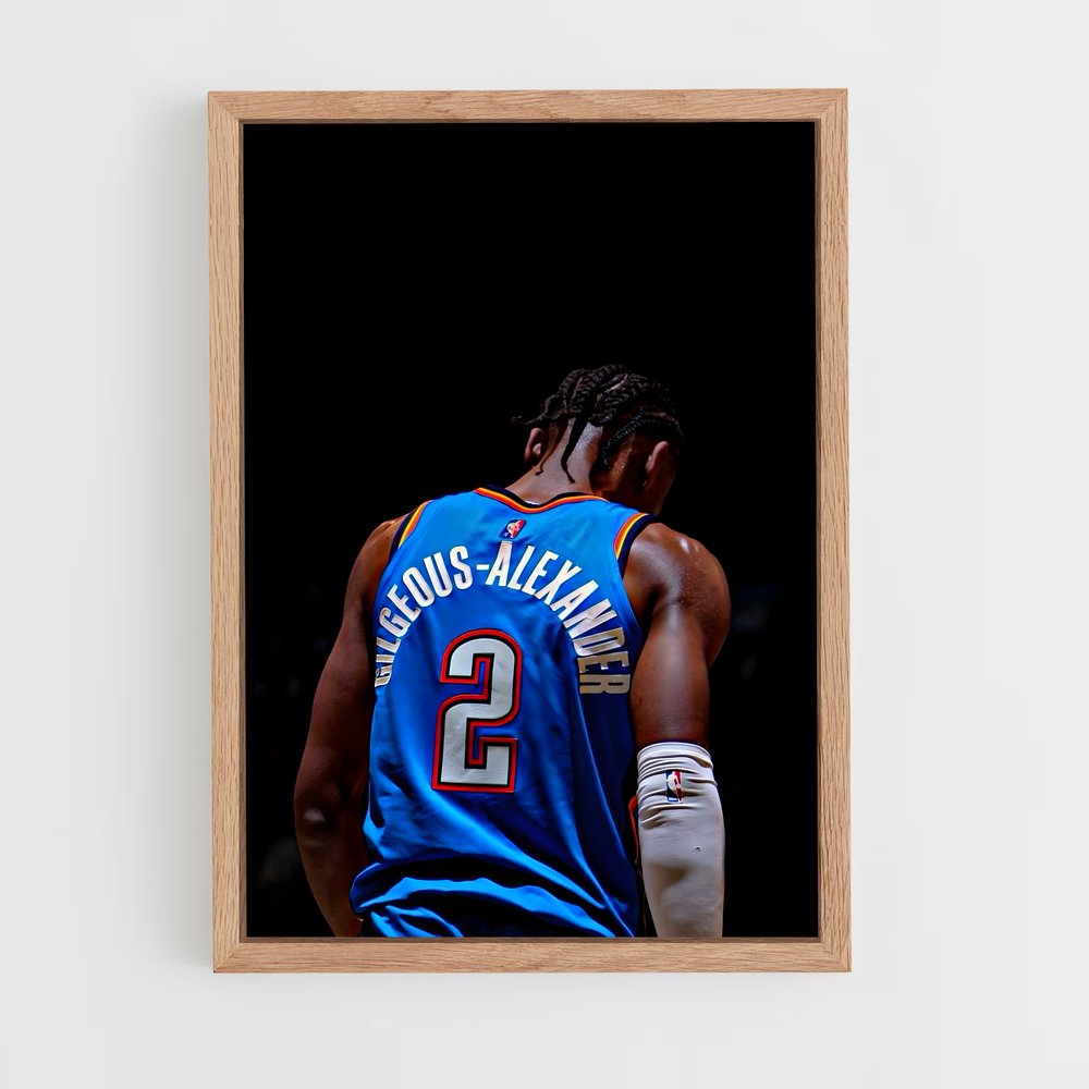 Poster Shai hommage – affiche Basketball (vue 4)